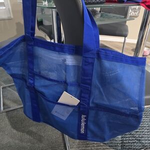 lululemon athletica Vibrant Blue Mesh Tote